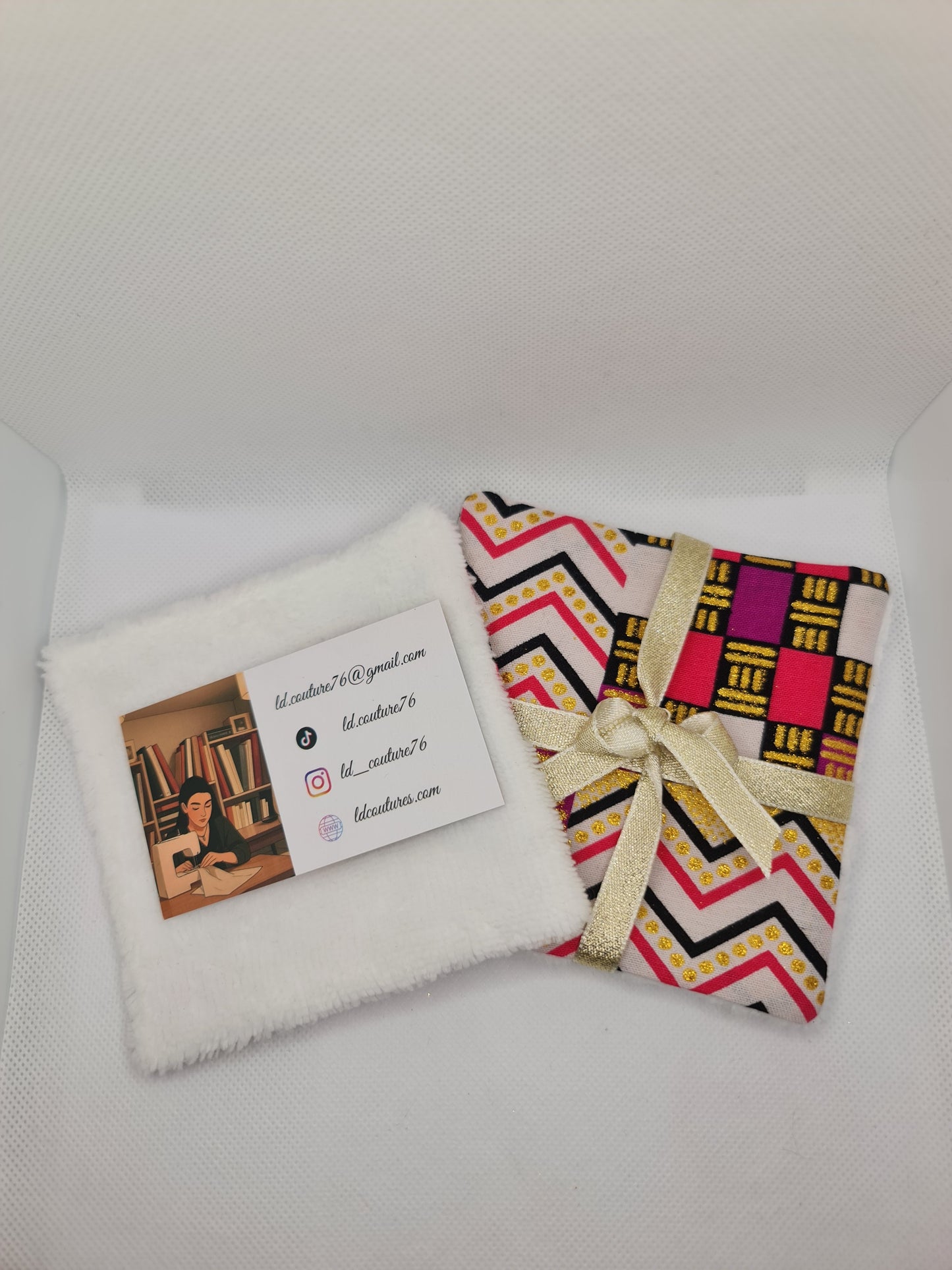 ✨ Lot de 3 lingettes lavables ✨