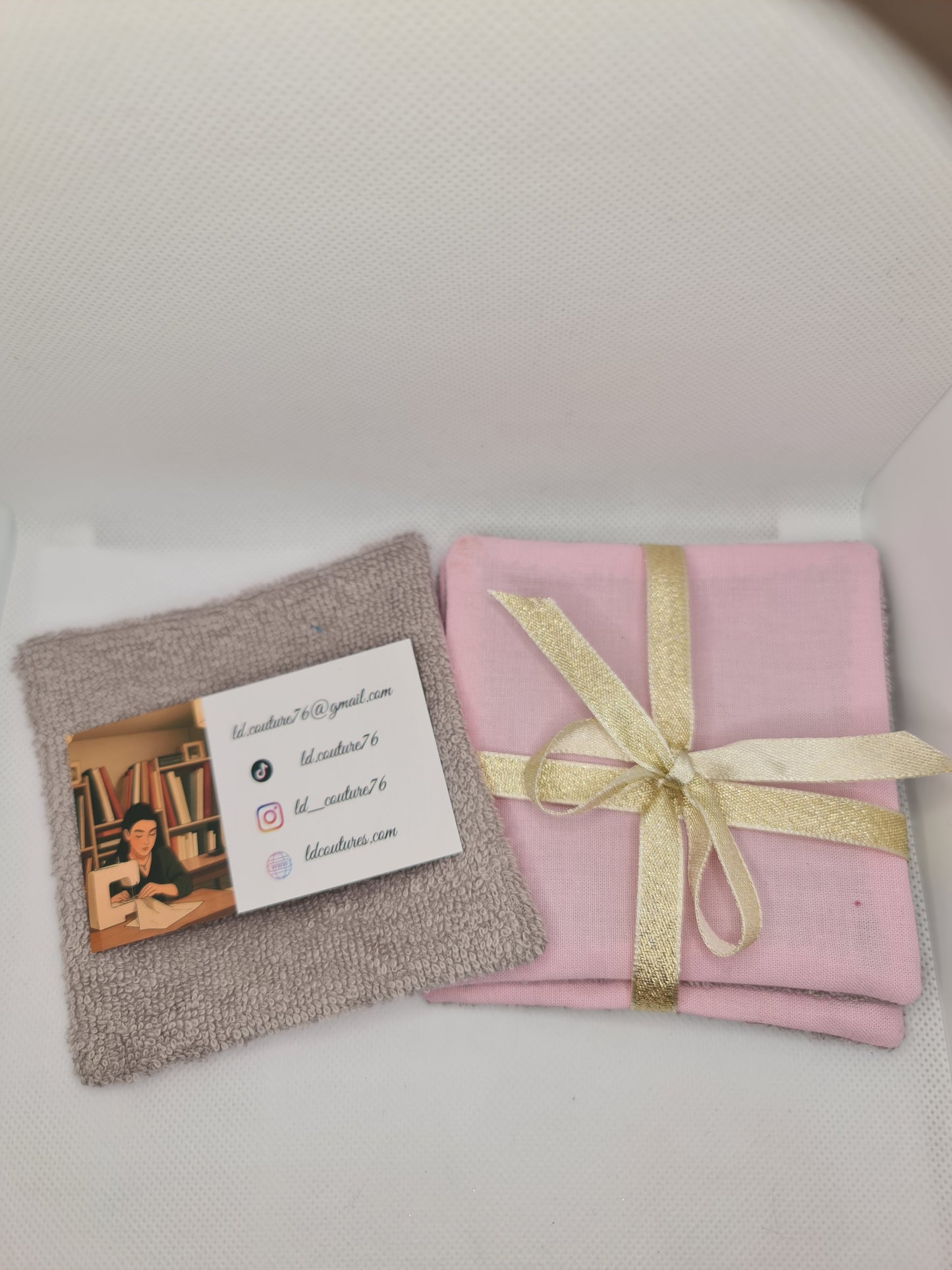 ✨ Lot de 3 lingettes lavables ✨