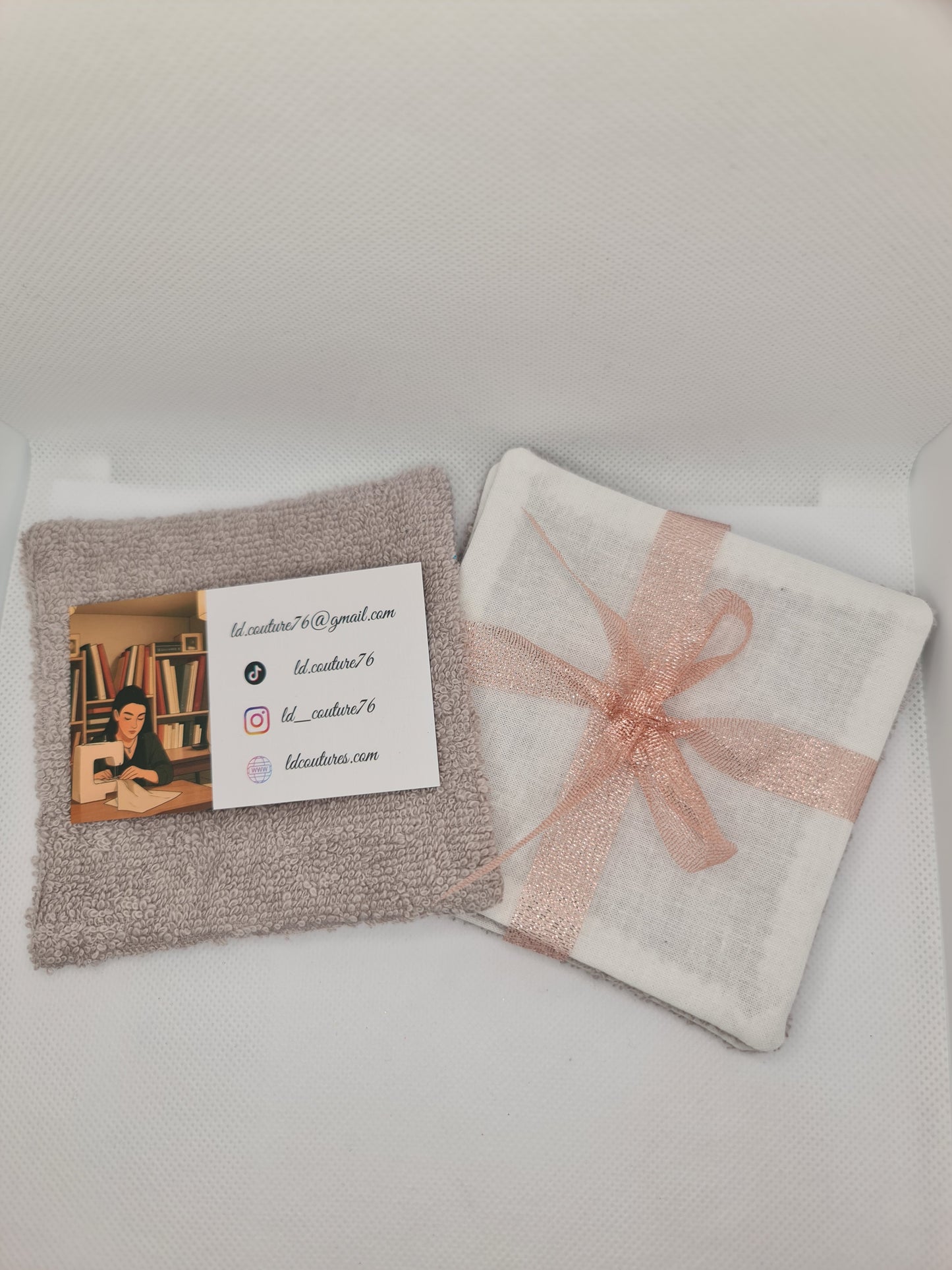 ✨ Lot de 3 lingettes lavables ✨